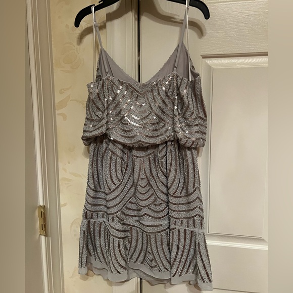 NWT endless rose silver sequin dress - Picture 2 of 6